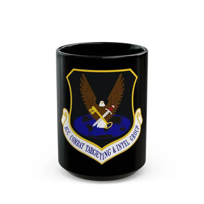 ACC Combat Targeting & Intelligence Group (U.S. Air Force) Black Coffee Mug 15oz - Go Mug Yourself