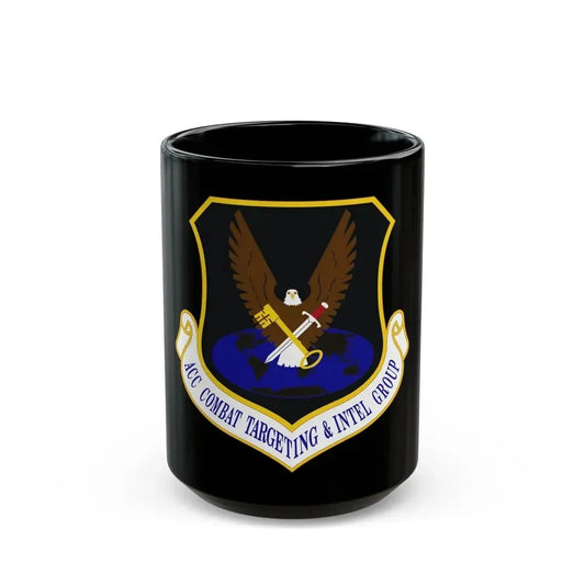 ACC Combat Targeting & Intelligence Group (U.S. Air Force) Black Coffee Mug 15oz - Go Mug Yourself