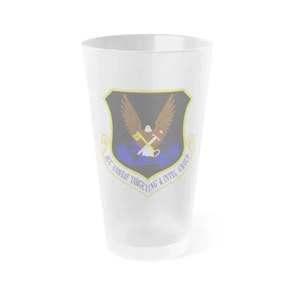 ACC Combat Targeting & Intelligence Group (U.S. Air Force) Frosted Pint Glass 16oz 16oz Frosted - Go Mug Yourself