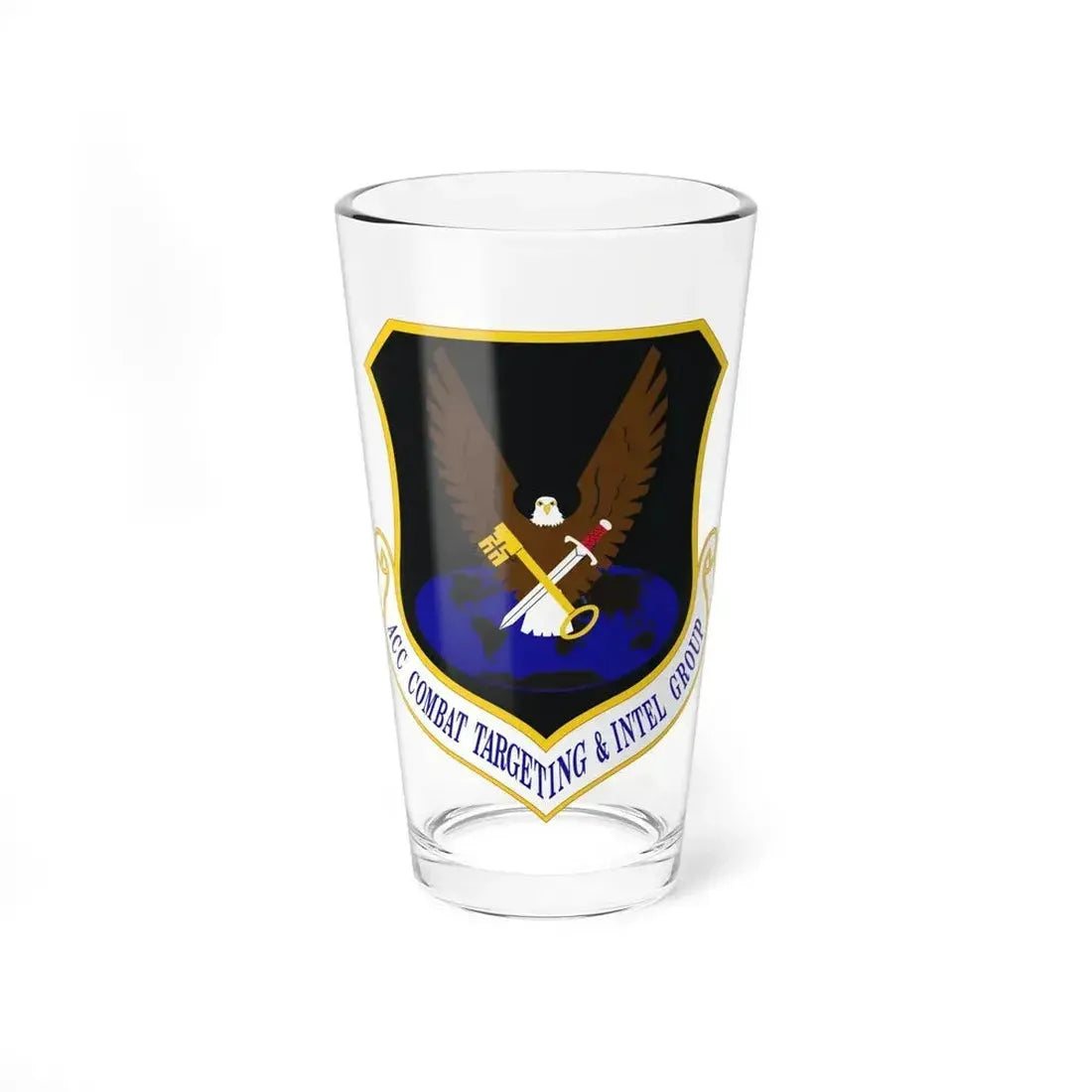 ACC Combat Targeting & Intelligence Group (U.S. Air Force) Pint Glass 16oz 16oz - Go Mug Yourself