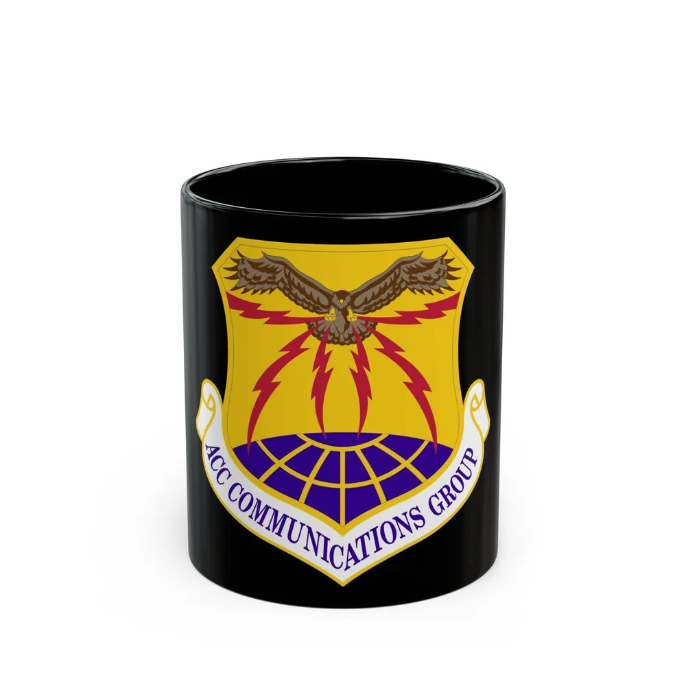 ACC Communications Group (U.S. Air Force) Black Coffee Mug-11oz-Go Mug Yourself