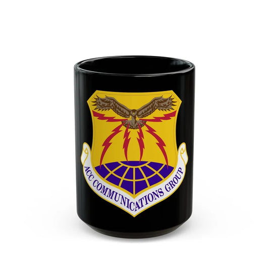 ACC Communications Group (U.S. Air Force) Black Coffee Mug-15oz-Go Mug Yourself