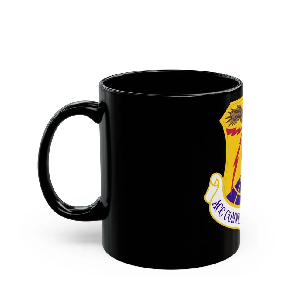 ACC Communications Group (U.S. Air Force) Black Coffee Mug-Go Mug Yourself