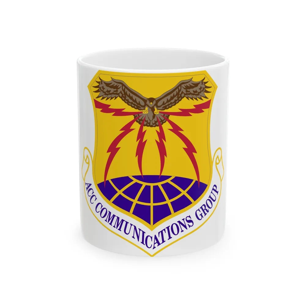 ACC Communications Group (U.S. Air Force) White Coffee Mug-11oz-Go Mug Yourself