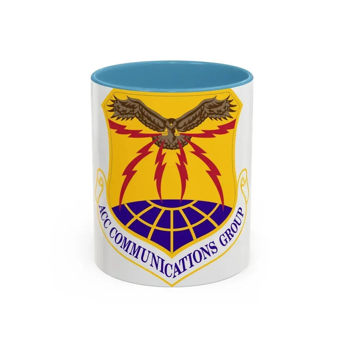 ACC Communications Group (U.S. Air Force) Accent Coffee Mug 11oz Light Blue - Go Mug Yourself