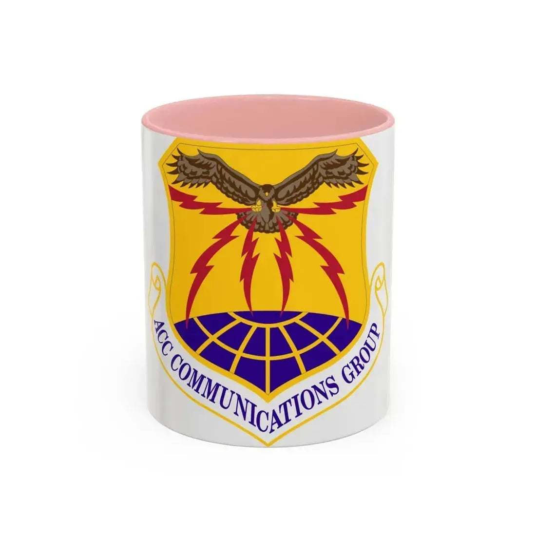 ACC Communications Group (U.S. Air Force) Accent Coffee Mug 11oz Pink - Go Mug Yourself