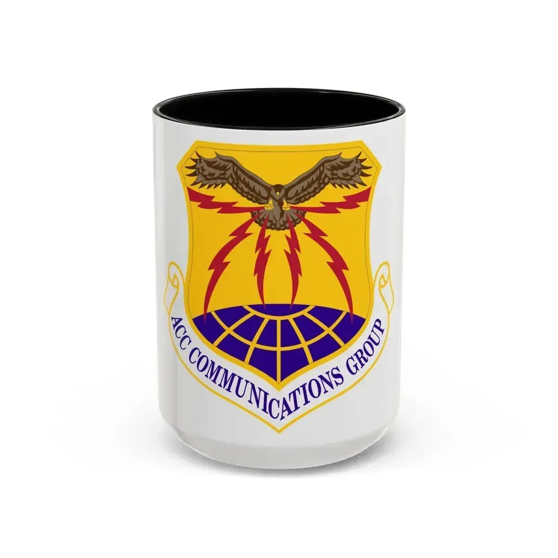 ACC Communications Group (U.S. Air Force) Accent Coffee Mug 15oz Black - Go Mug Yourself