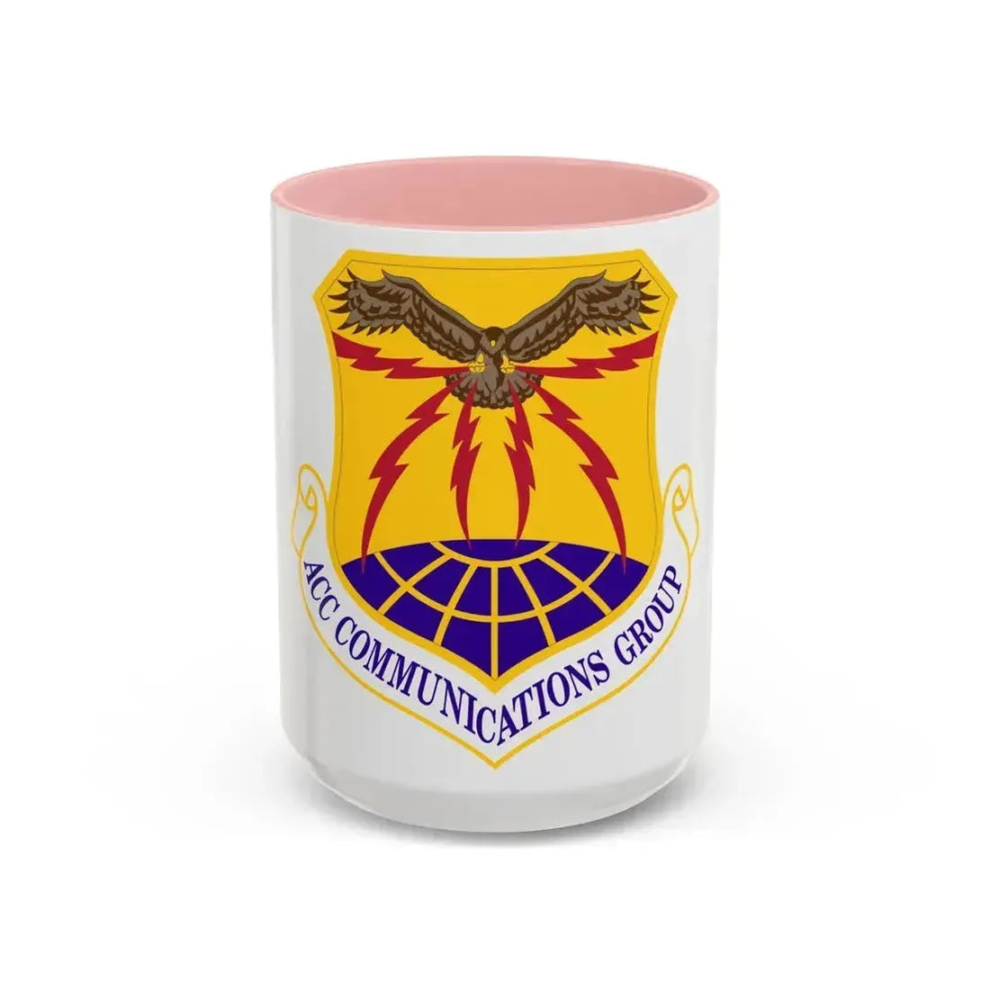 ACC Communications Group (U.S. Air Force) Accent Coffee Mug 15oz Pink - Go Mug Yourself