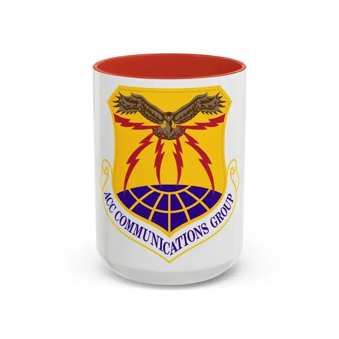 ACC Communications Group (U.S. Air Force) Accent Coffee Mug 15oz Red - Go Mug Yourself