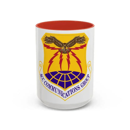 ACC Communications Group (U.S. Air Force) Accent Coffee Mug 15oz Red - Go Mug Yourself