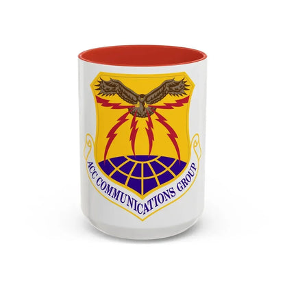 ACC Communications Group (U.S. Air Force) Accent Coffee Mug 15oz Red - Go Mug Yourself