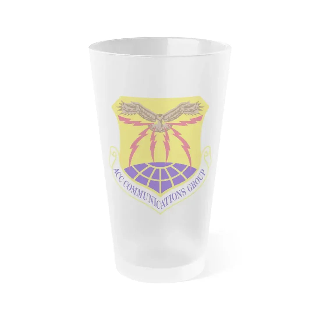 ACC Communications Group (U.S. Air Force) Frosted Pint Glass 16oz Default Title - Go Mug Yourself