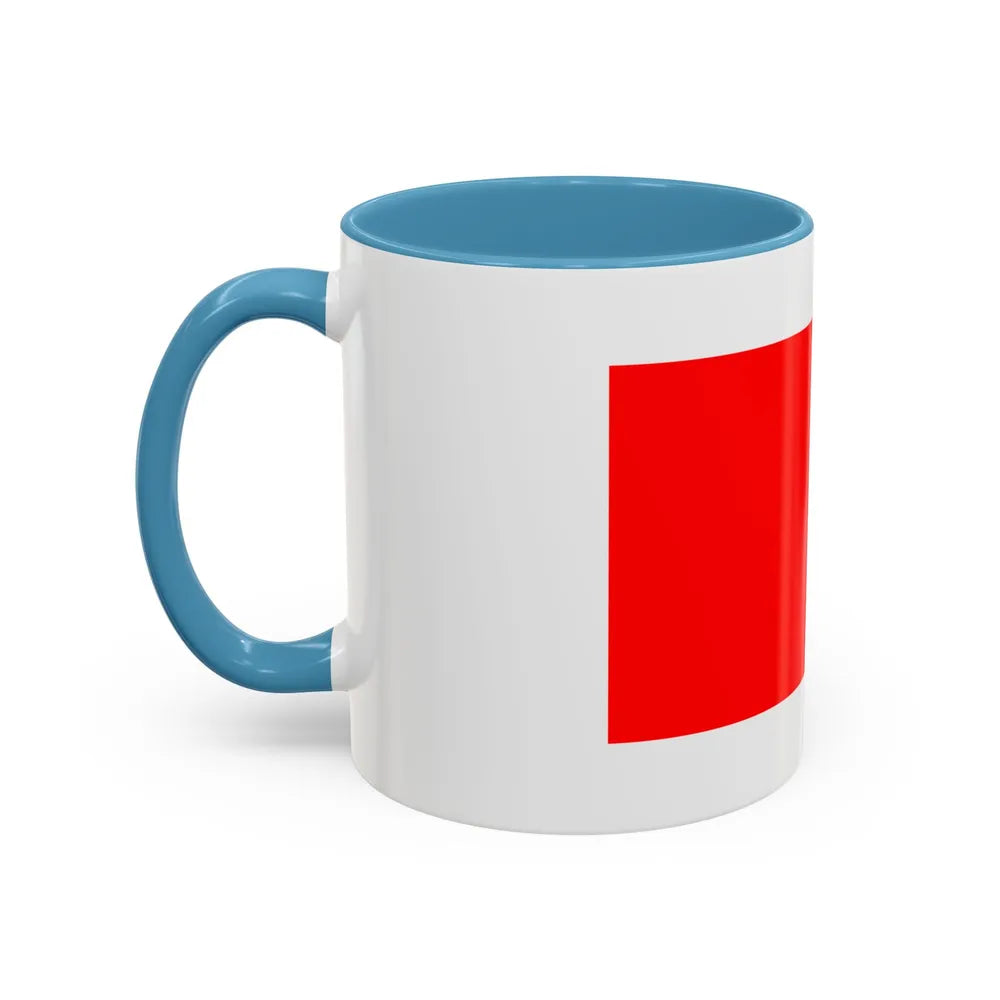 Flag of Hamrun Malta - Accent Coffee Mug-Go Mug Yourself