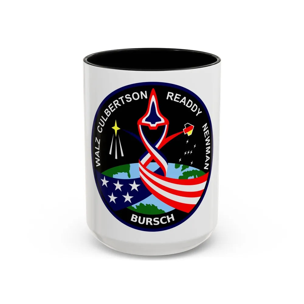 STS 51 L (NASA) Accent Coffee Mug-15oz-Black-Go Mug Yourself