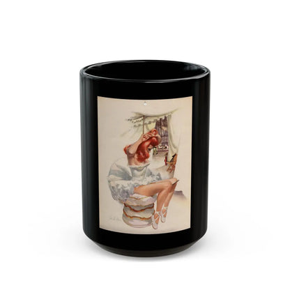 Esquire P08 Mar - Black Coffee Mug-15oz-Go Mug Yourself