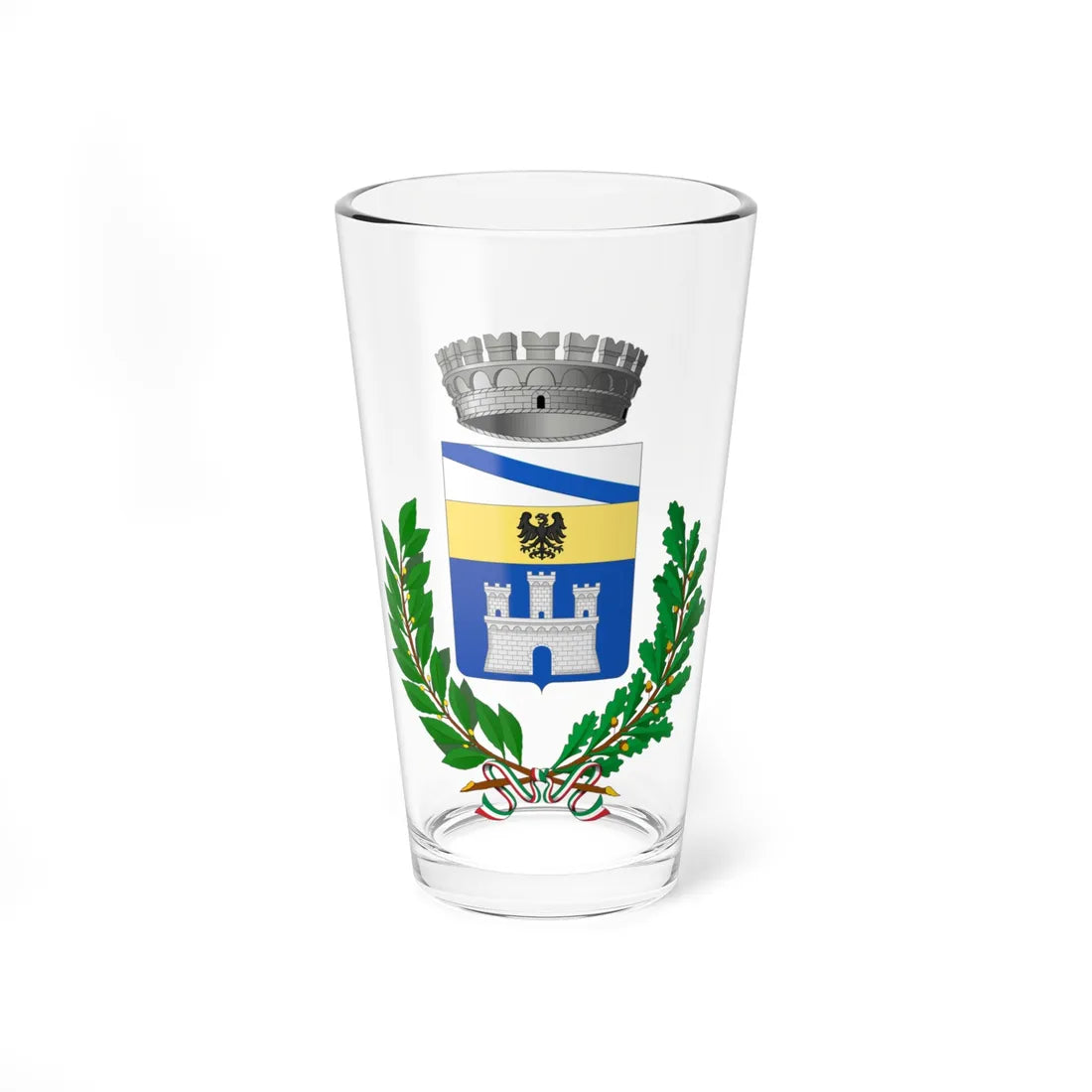 Acceglio-Stemma (Italy) (Coat of Arms) Pint Glass 16oz 16oz - Go Mug Yourself