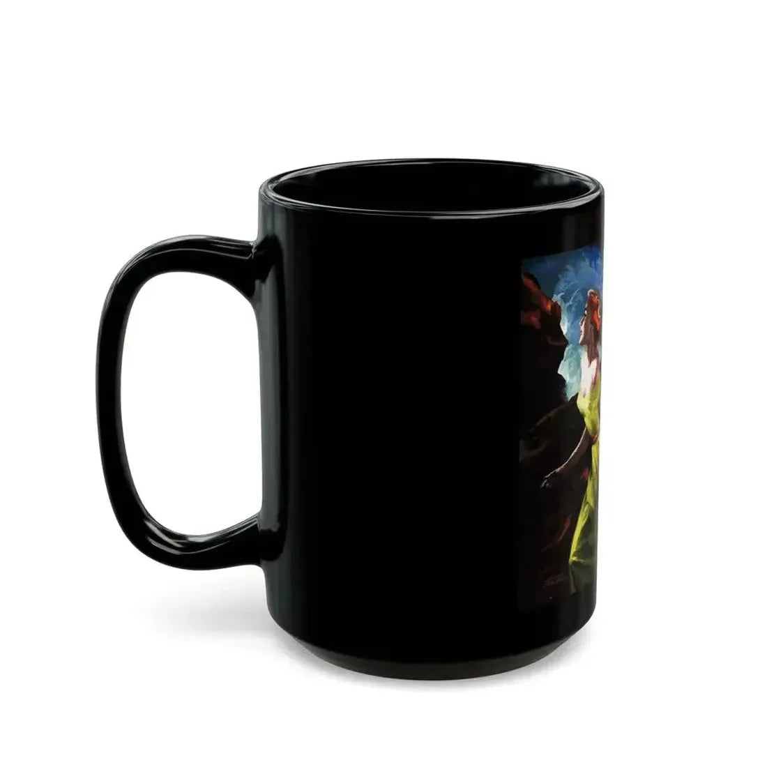 Accident at Cooper's Bay, Esquire, June 1952 - Black Coffee Mug - Go Mug Yourself