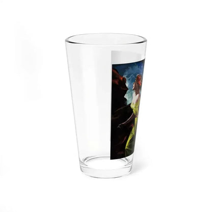 Accident at Cooper's Bay, Esquire, June 1952 (Magazine Illustration) Pint Glass 16oz - Go Mug Yourself