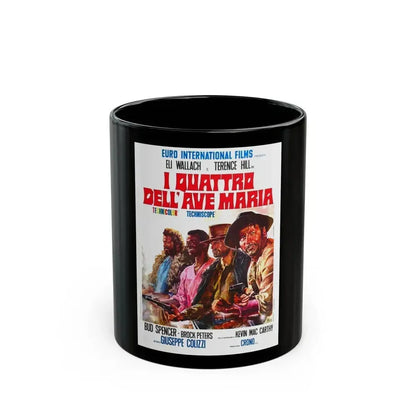 ACE HIGH 1968 Movie Poster - Black Coffee Mug 11oz - Go Mug Yourself