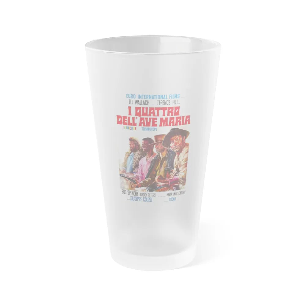 ACE HIGH 1968 Movie Poster - Frosted Pint Glass 16oz-16oz-Frosted-Go Mug Yourself