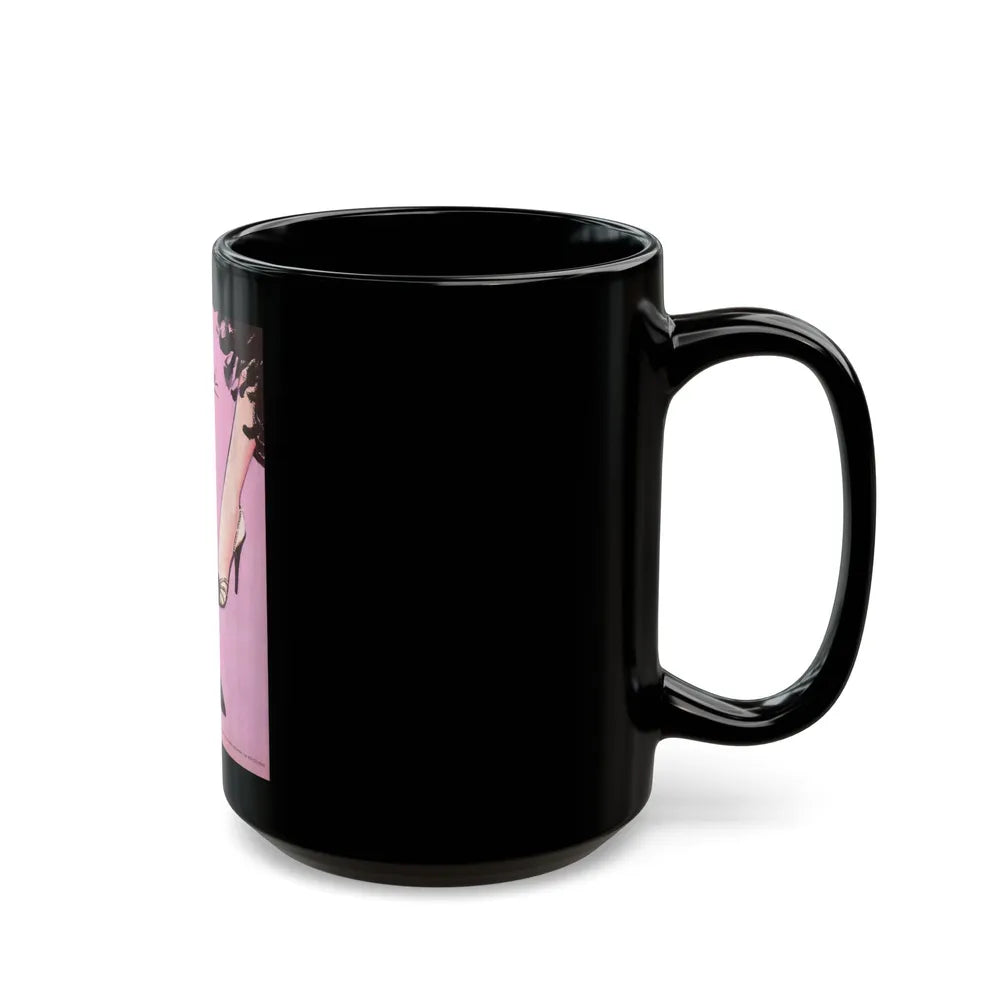 Garolini advertisement, 1985 - Black Coffee Mug-Go Mug Yourself