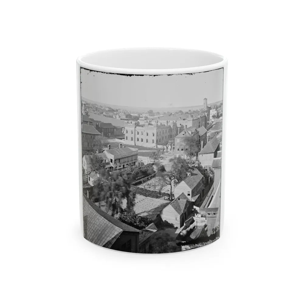 Charleston, S.C. View, From Roof Of Orphan Asylum; The Citadel In Middle Distance (U.S. Civil War) White Coffee Mug-11oz-Go Mug Yourself