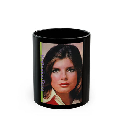 Katharine Ross #90 (Vintage Female Icon) Black Coffee Mug-11oz-Go Mug Yourself