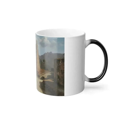 Achille-Etna Michallon (1796-1822) Forum in Pompeii - Color Changing Mug 11oz - Go Mug Yourself