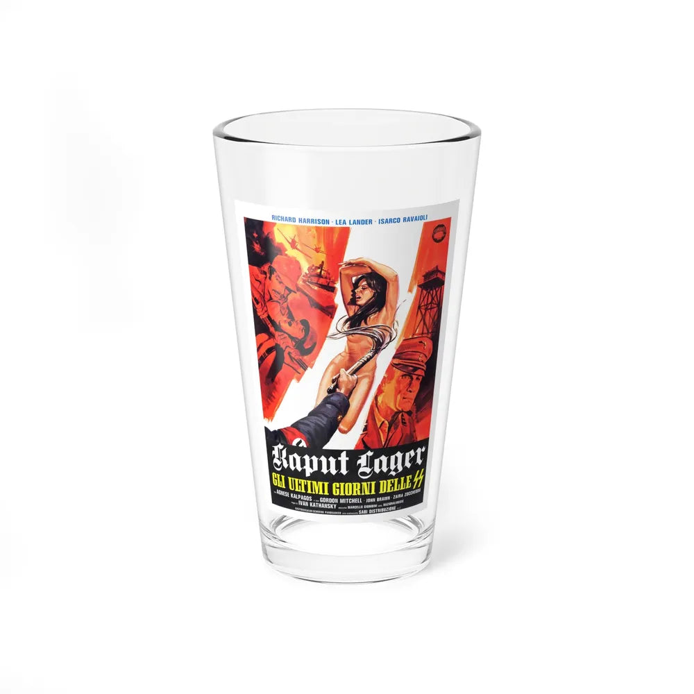 ACHTUNG! DESERT TIGERS (ITALIAN) 2 1977 Movie Poster - Pint Glass 16oz-16oz-Go Mug Yourself