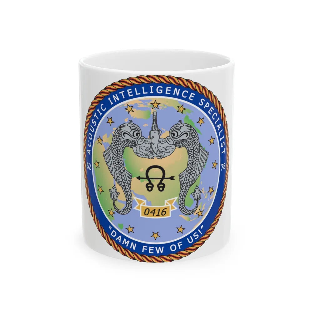 ACINT Specialist Acoustic Intelligence Specialist (U.S. Navy) White Coffee Mug-11oz-Go Mug Yourself