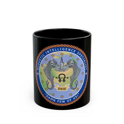 ACINT Specialist Acoustic Intelligence Specialist (U.S. Navy) Black Coffee Mug 11oz - Go Mug Yourself