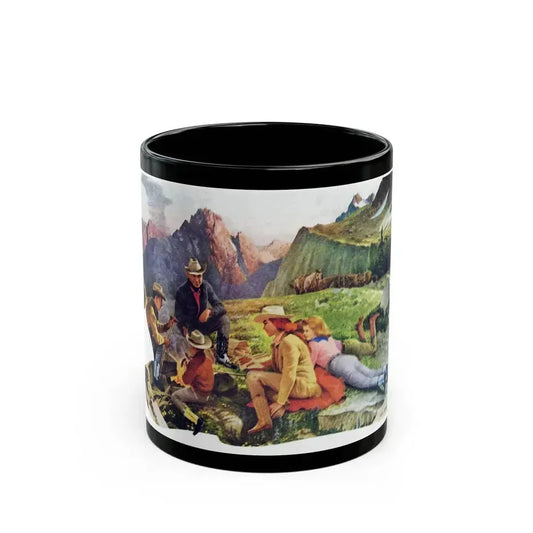 Acme Boots, advertisement, 1957 - Black Coffee Mug 11oz - Go Mug Yourself
