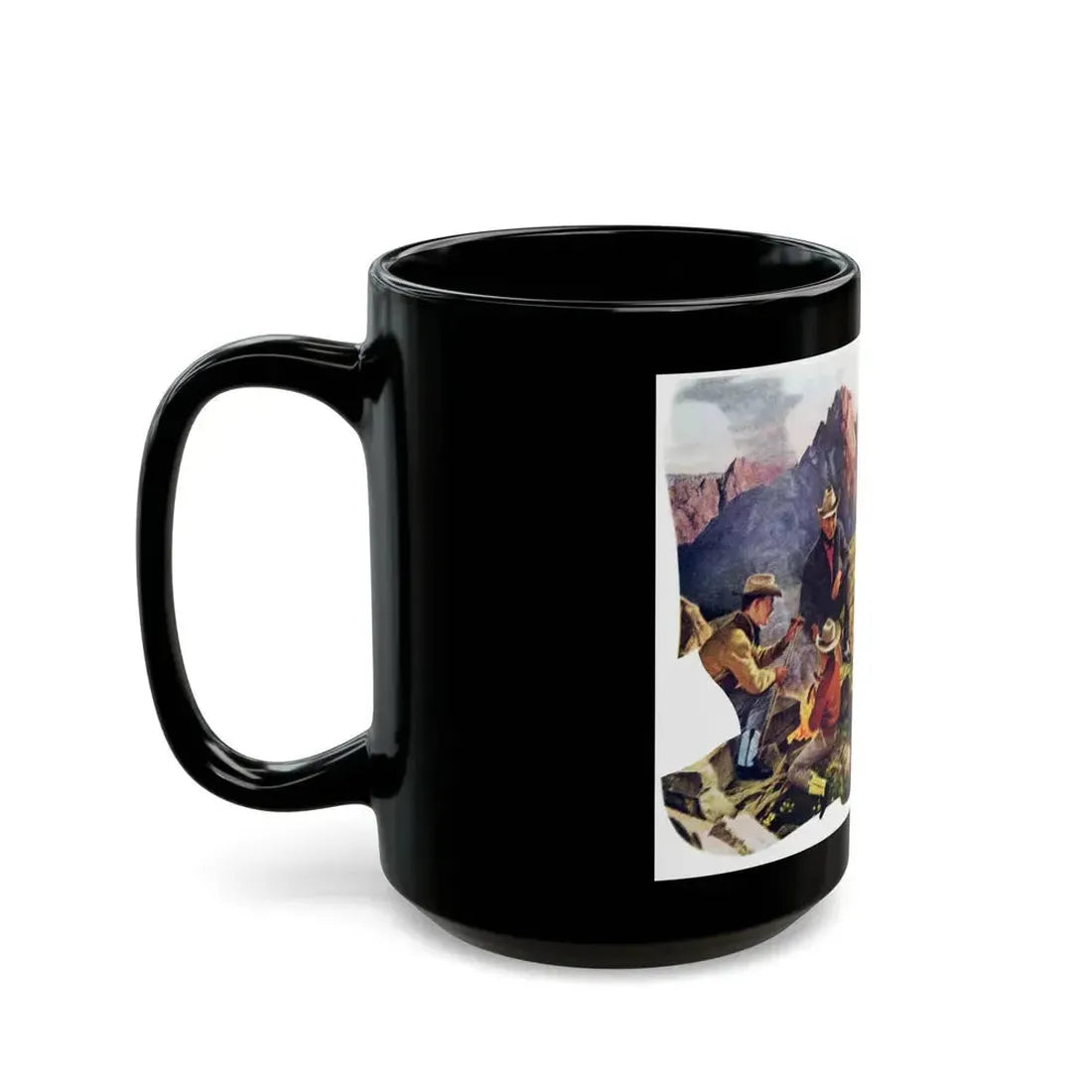Acme Boots, advertisement, 1957 - Black Coffee Mug - Go Mug Yourself