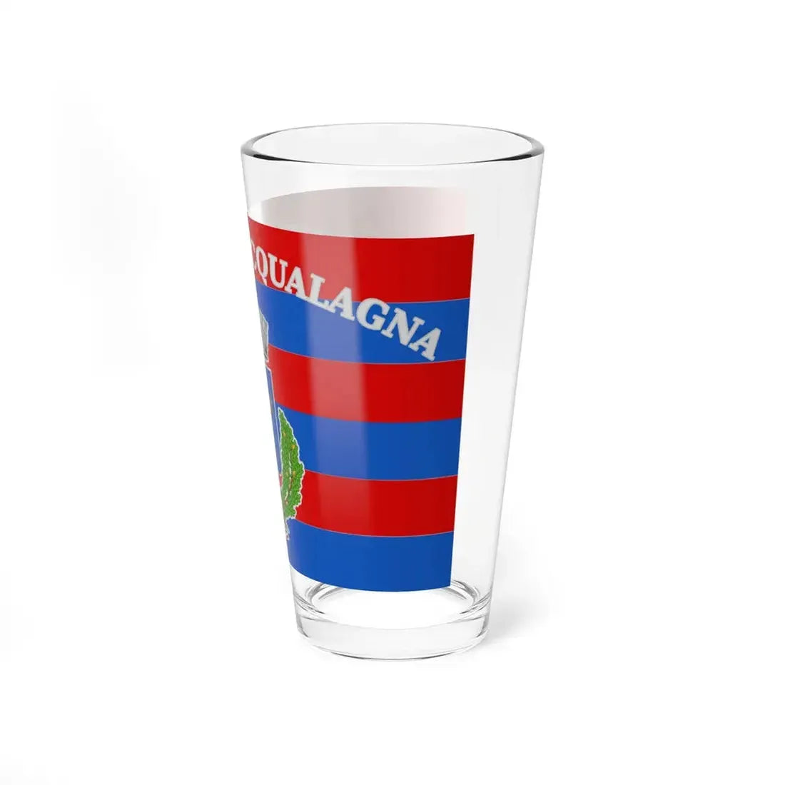 Acqualagna-Bandiera (Italy) Pint Glass 16oz - Go Mug Yourself
