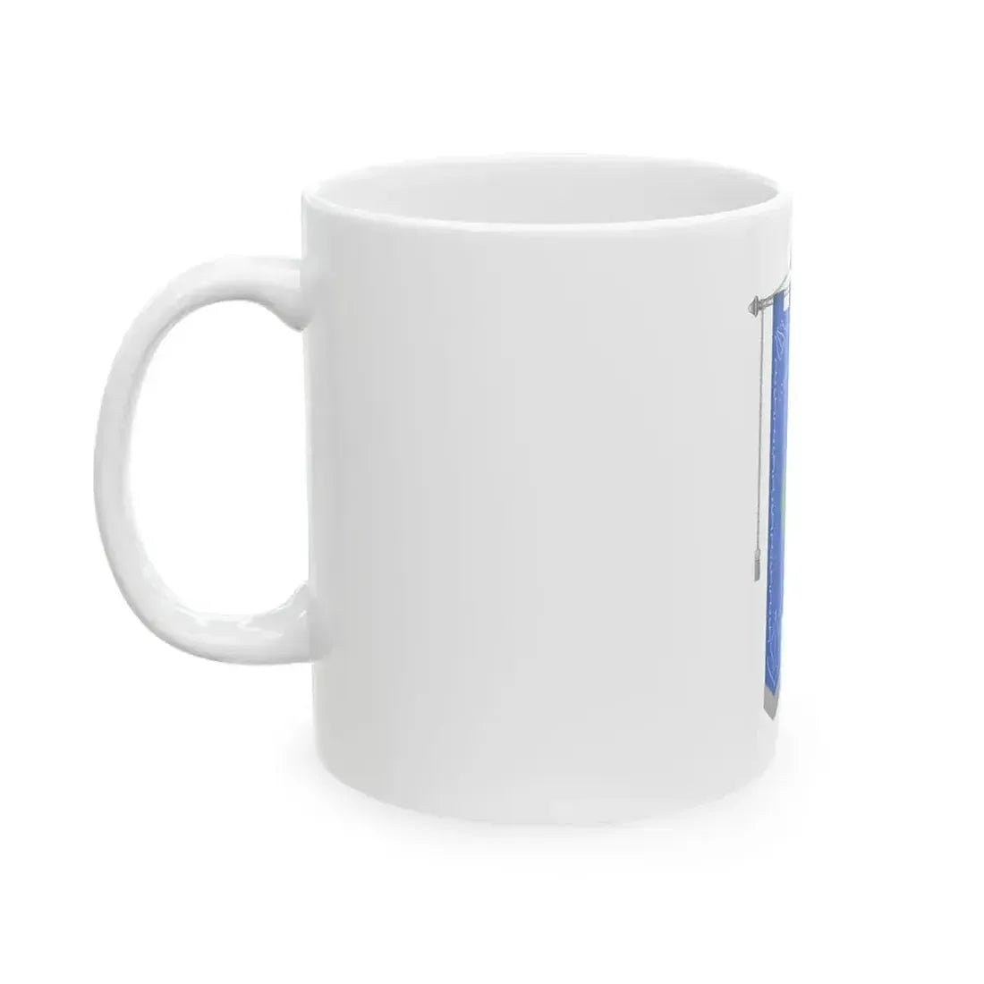 Acquapendente-Gonfalone (Italy) White Coffee Mug - Go Mug Yourself