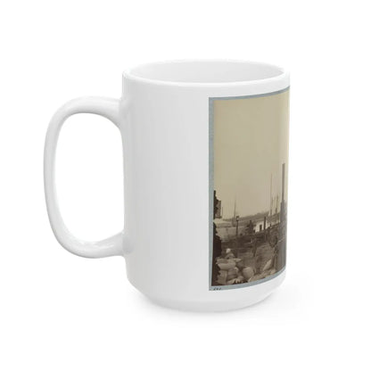 Acquia (I.E. Aquia) Creek Landing, Va. 001 (U.S. Civil War) White Coffee Mug-Go Mug Yourself