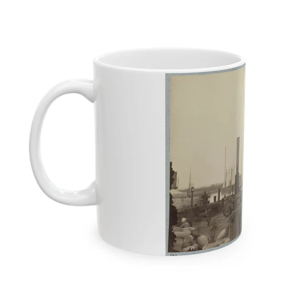 Acquia (I.E. Aquia) Creek Landing, Va. 001 (U.S. Civil War) White Coffee Mug-Go Mug Yourself