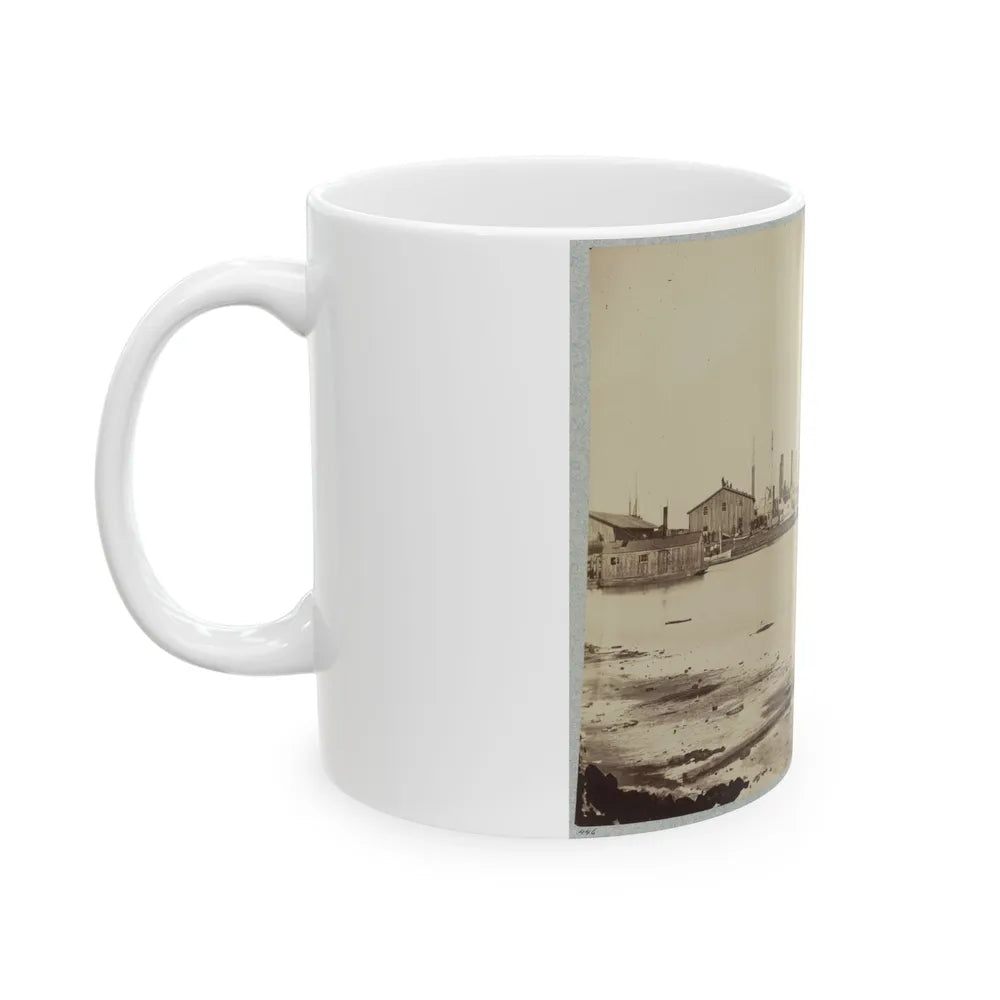 Acquia (I.E. Aquia) Creek Landing, Va. (U.S. Civil War) White Coffee Mug-Go Mug Yourself