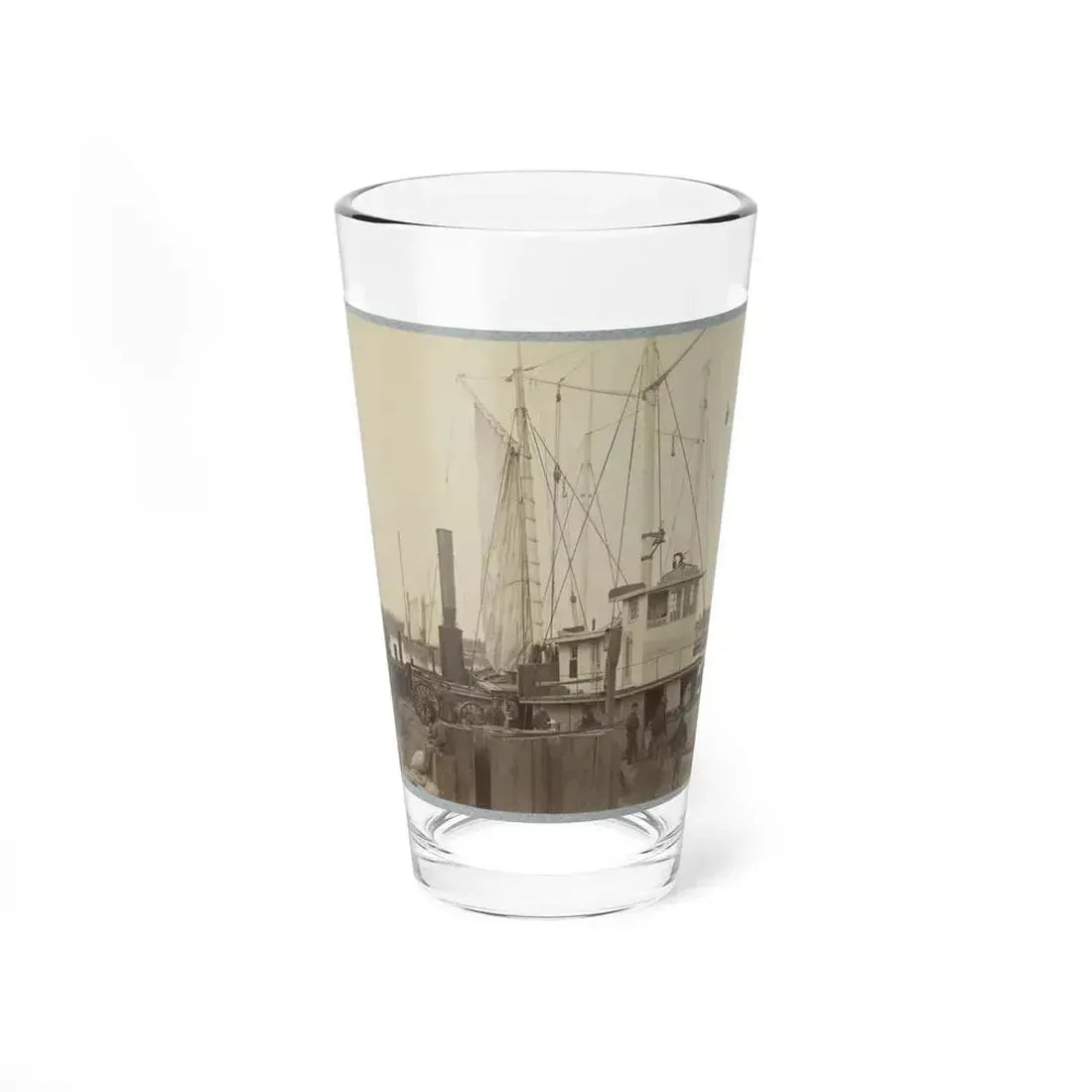 Acquia (I.E. Aquia) Creek Landing, Va. 001 (U.S. Civil War) Pint Glass 16oz 16oz - Go Mug Yourself
