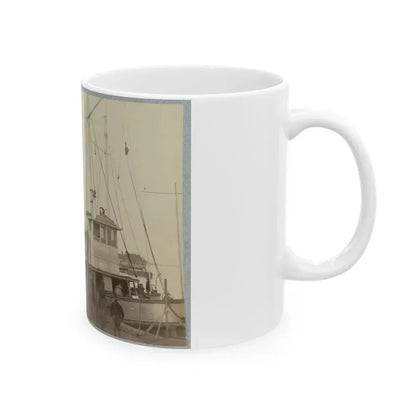 Acquia (I.E. Aquia) Creek Landing, Va. 001 (U.S. Civil War) White Coffee Mug - Go Mug Yourself