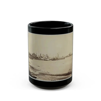 Acquia (I.E. Aquia) Creek Landing, Va. (U.S. Civil War) Black Coffee Mug 15oz - Go Mug Yourself