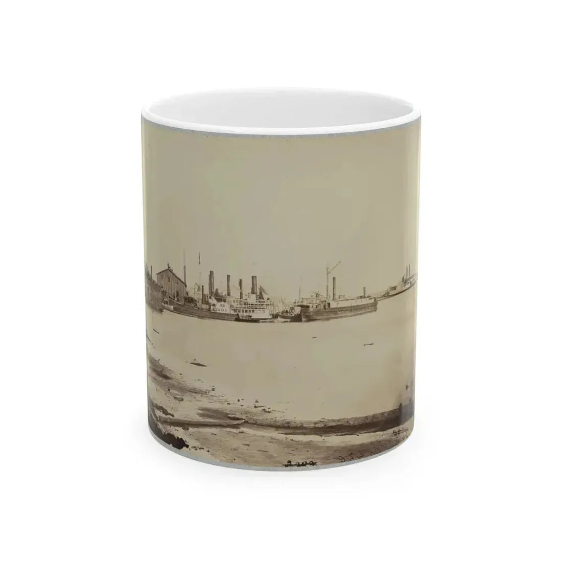 Acquia (I.E. Aquia) Creek Landing, Va. (U.S. Civil War) White Coffee Mug 11oz - Go Mug Yourself