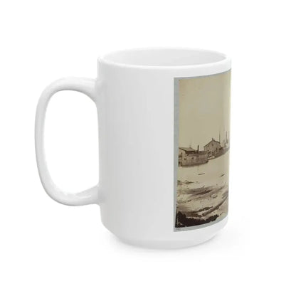 Acquia (I.E. Aquia) Creek Landing, Va. (U.S. Civil War) White Coffee Mug - Go Mug Yourself