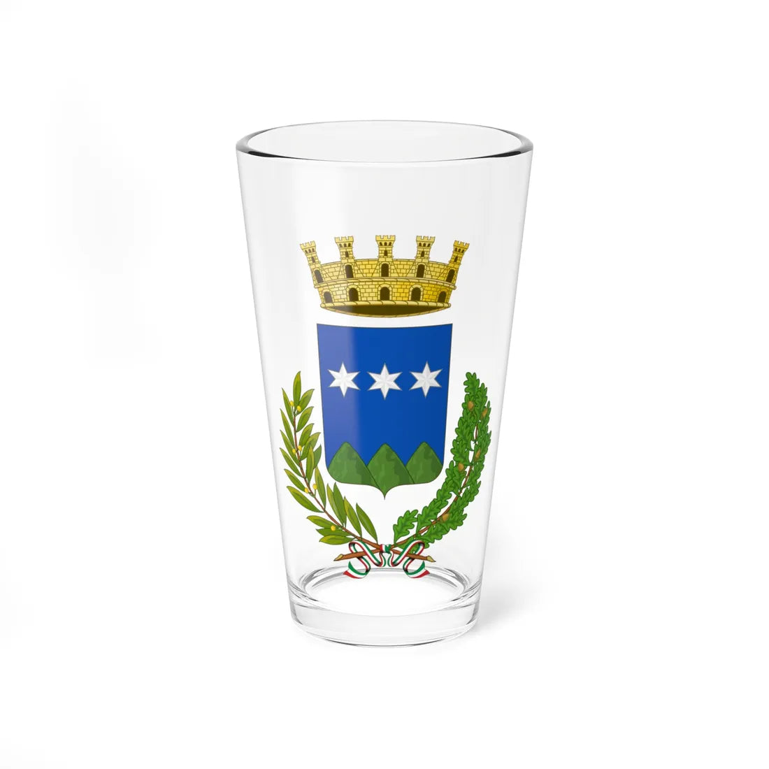 Acri-Stemma 2 (Italy) (Coat of Arms) Pint Glass 16oz 16oz - Go Mug Yourself