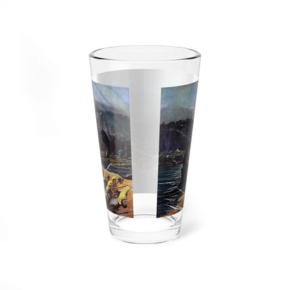 Across The Hellespont, Life, October 21, 1963 (Magazine Illustration) Pint Glass 16oz-Go Mug Yourself