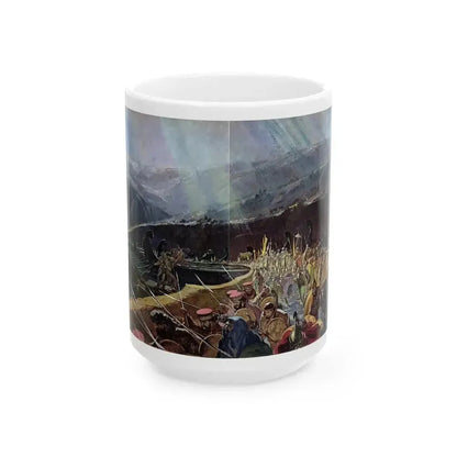 Across The Hellespont, Life, October 21, 1963 - White Coffee Mug 15oz - Go Mug Yourself