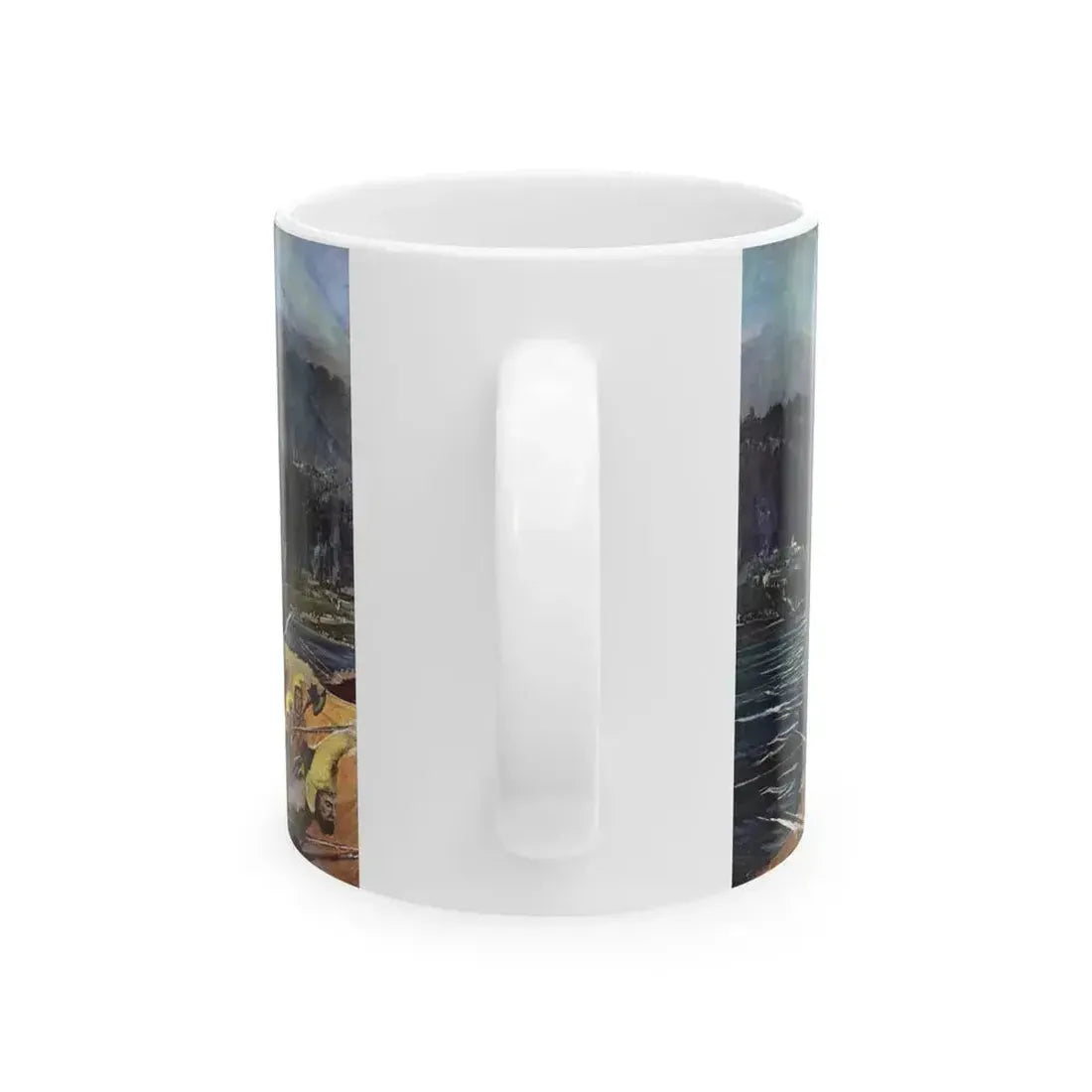 Across The Hellespont, Life, October 21, 1963 - White Coffee Mug - Go Mug Yourself