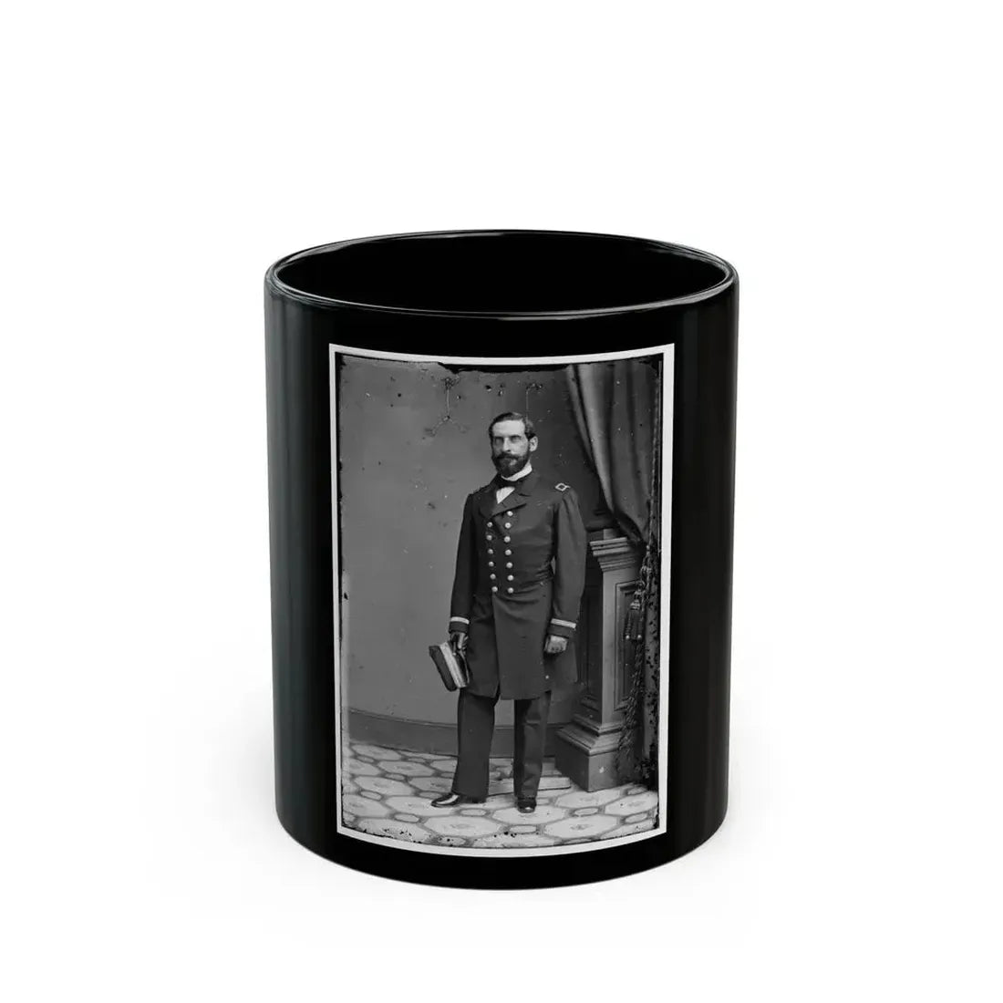 Acting Asst. Surg. Campbell, U.S.N. (U.S. Civil War) Black Coffee Mug 11oz - Go Mug Yourself