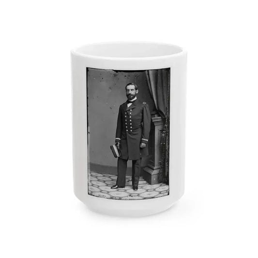 Acting Asst. Surg. Campbell, U.S.N. (U.S. Civil War) White Coffee Mug 15oz - Go Mug Yourself