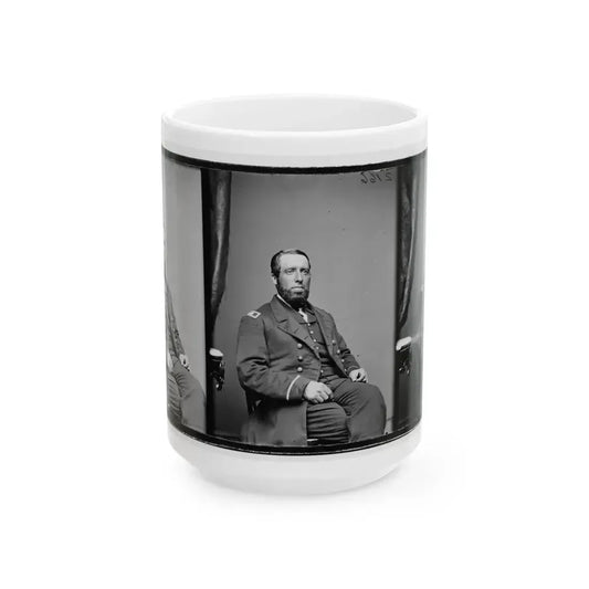 Acting Ensign J.F. Hughes, U.S.N. (U.S. Civil War) White Coffee Mug 15oz - Go Mug Yourself